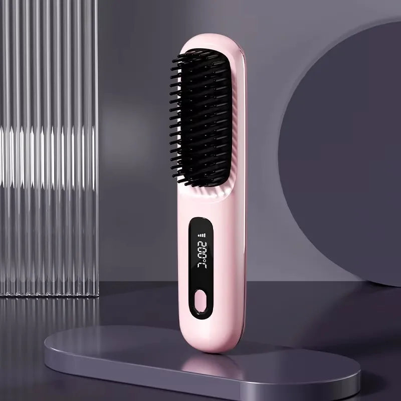 Falena Portable Straightener Brush - GoBrush PRO